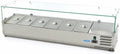 Vitrine réfrigérée 150 cm avec 6 bacs GN 1/3 pour restauration