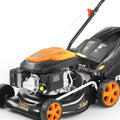 FUXTEC Tondeuse Thermique Autotractée 43cm - 3en1 Mulching, Traction Arrière, 40L
